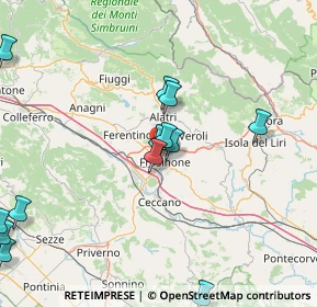 Mappa Via Cese Corridori, 03100 Frosinone FR, Italia (20.96462)