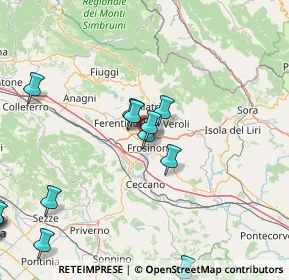 Mappa Via Cese Corridori, 03100 Frosinone FR, Italia (26.26471)