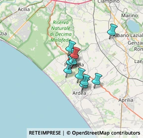 Mappa Parchetto Di Semi, 00040 Pomezia RM, Italia (3.82455)