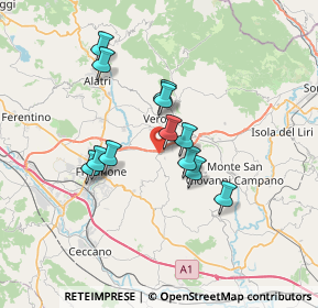 Mappa Contrada Case Palma, 03025 Veroli FR, Italia (5.92833)