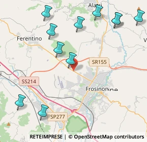 Mappa Via Casilina sud Km, 03013 Ferentino FR, Italia (5.82667)