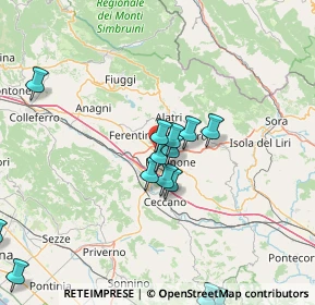 Mappa Via Casilina sud Km, 03013 Ferentino FR, Italia (17.15571)