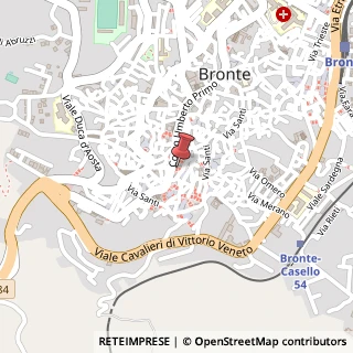 Mappa Via Interdonato, 6, 95034 Bronte, Catania (Sicilia)