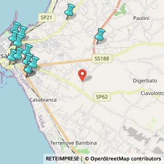 Mappa Z.I. Contrada San Silvestro, 91025 Marsala TP, Italia (3.80077)