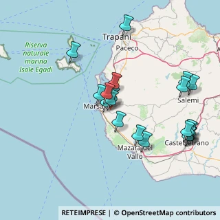 Mappa Z.I. Contrada San Silvestro, 91025 Marsala TP, Italia (18.0885)