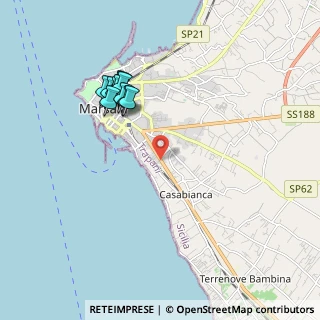Mappa Via Mazara, 91025 Marsala TP, Italia (2.0825)