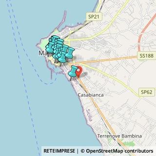 Mappa Via Mazara, 91025 Marsala TP, Italia (1.8955)