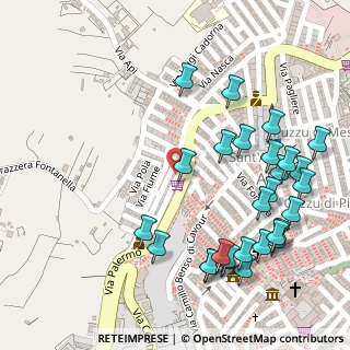 Mappa Via Pasubio, 90021 Alia PA, Italia (0.175)
