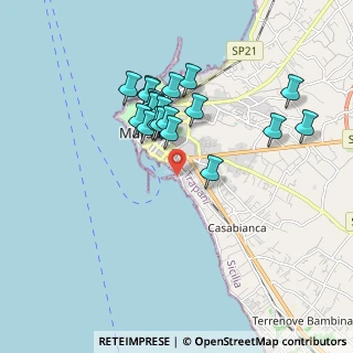 Mappa Via Lungomare Mediterraneo, 91025 Marsala TP, Italia (1.777)