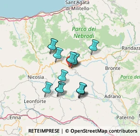 Mappa Via G. Treccarichi, 94018 Troina EN, Italia (11.015)