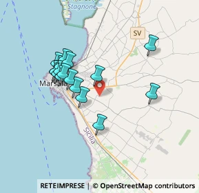 Mappa Contrada San Silvestro - Zona Industriale, 91025 Marsala TP, Italia (3.62294)