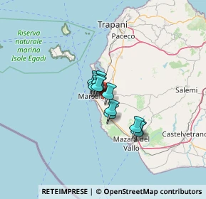 Mappa Contrada San Silvestro - Zona Industriale, 91025 Marsala TP, Italia (7.77167)