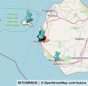 Mappa Contrada San Silvestro - Zona Industriale, 91025 Marsala TP, Italia (7.86667)