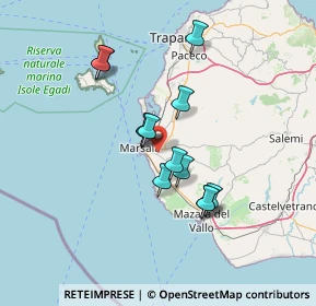 Mappa Contrada San Silvestro - Zona Industriale, 91025 Marsala TP, Italia (12.52846)