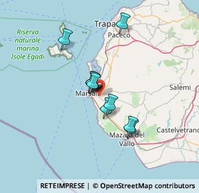Mappa Contrada San Silvestro - Zona Industriale, 91025 Marsala TP, Italia (10.24909)