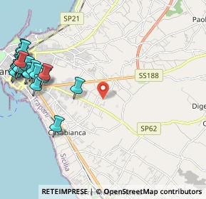 Mappa Contrada San Silvestro - Zona Industriale, 91025 Marsala TP, Italia (3.387)