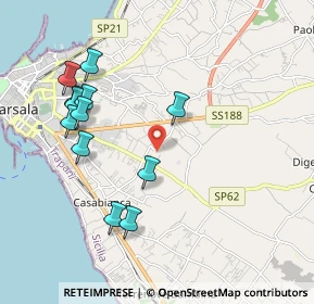 Mappa Contrada San Silvestro - Zona Industriale, 91025 Marsala TP, Italia (2.30833)