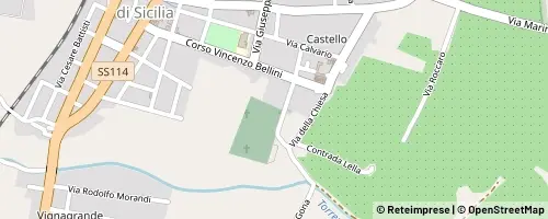 Mappa Fiumefreddo di Sicilia