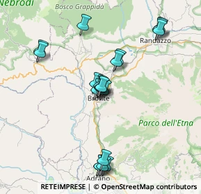 Mappa Via Empedocle, 95034 Bronte CT, Italia (8.101)