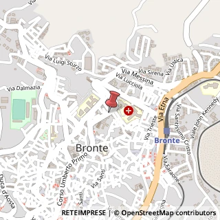 Mappa Via Umberto, 374, 95034 Bronte, Catania (Sicilia)