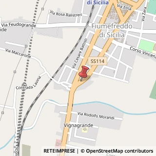 Mappa Via Umberto, 217, 95013 Fiumefreddo di Sicilia, Catania (Sicilia)