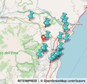 Mappa Via Vena, 95016 Mascali CT, Italia (7.46222)