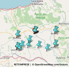 Mappa Via Romagna, 94018 Troina EN, Italia (15.6365)