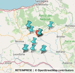 Mappa Via Francesco de Curtis, 94018 Troina EN, Italia (11.02)