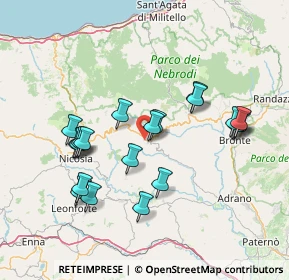 Mappa Via U. Giuffrida, 94018 Troina EN, Italia (16.1285)