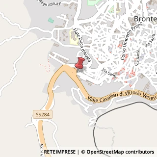Mappa Viale Catania, 3, 95034 Bronte, Catania (Sicilia)