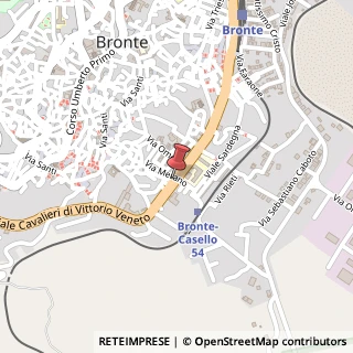 Mappa Viale Cavalieri di Vittorio Veneto, 1, 95034 Bronte, Catania (Sicilia)