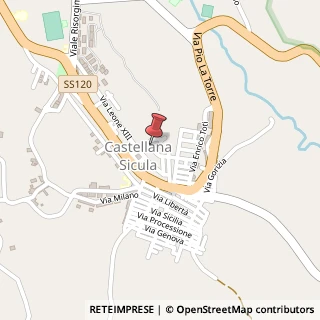 Mappa Via San Giovanni Bosco, 25, 90020 Castellana Sicula, Palermo (Sicilia)