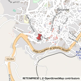 Mappa Corso Umberto, 33, 95034 Bronte, Catania (Sicilia)