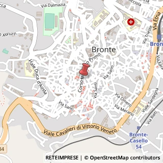 Mappa Piazza Rosario, 2, 95034 Bronte, Catania (Sicilia)