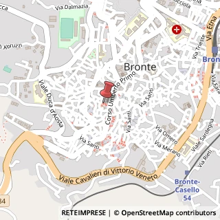 Mappa Via Piccino, 4, 95034 Bronte, Catania (Sicilia)