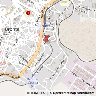 Mappa Via Pistoia, 49, 95034 Bronte, Catania (Sicilia)