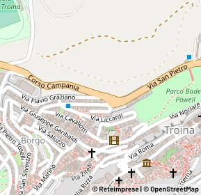 Mappa Via San Pietro, 94018 Troina EN, Italia (0.12308)