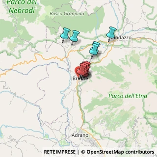 Mappa Via Meli Abate, 95034 Bronte CT, Italia (3.8825)
