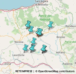 Mappa Via San Pietro, 94018 Troina EN, Italia (11.045)