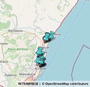 Mappa Contrada Vignagrande, 95013 Fiumefreddo di Sicilia CT, Italia (12.321)