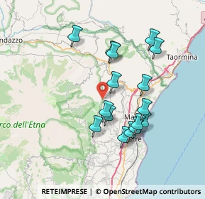 Mappa Strada Provinciale Milo Linguaglossa, 95017 Piedimonte etneo CT, Italia (7.42)