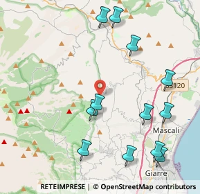 Mappa Strada Provinciale Milo Linguaglossa, 95017 Piedimonte etneo CT, Italia (5.35833)