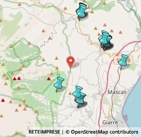 Mappa Strada Provinciale Milo Linguaglossa, 95017 Piedimonte etneo CT, Italia (5.086)