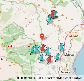 Mappa Strada Provinciale Milo Linguaglossa, 95017 Piedimonte etneo CT, Italia (4.2275)