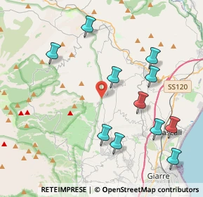 Mappa Strada Provinciale Milo Linguaglossa, 95017 Piedimonte etneo CT, Italia (4.93273)