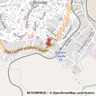 Mappa Viale Giulio Cesare,  24, 95034 Bronte, Catania (Sicilia)