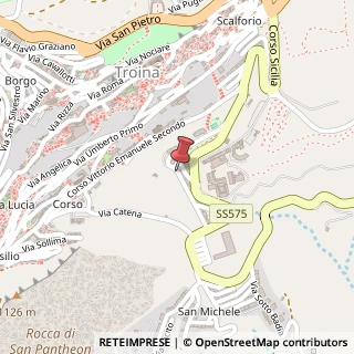 Mappa Via colombo cristoforo 1, 94018 Troina, Enna (Sicilia)