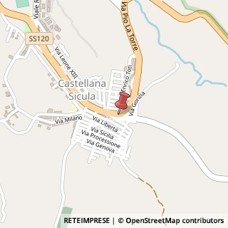 Mappa Via Delle Rose, 90020 Castellana Sicula, Palermo (Sicilia)