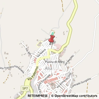 Mappa Via Acqualunga, 12, 90021 Alia, Palermo (Sicilia)