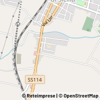 Mapa Fiumefreddo di Sicilia